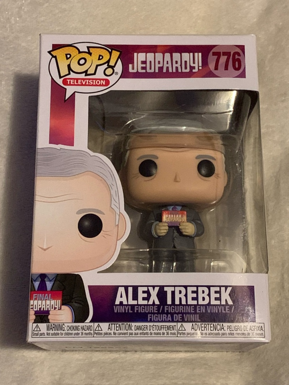 Alex Trebek Jeopardy Funko Pop #776 in Box. Never Opened